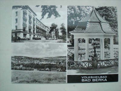 AK Volksheilbad Bad Berka  1980 - Mehrbildkarte