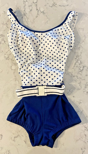 True Vintage 60-70s? Montgomery Ward Woman's One Piece Swimsuit (No Size)