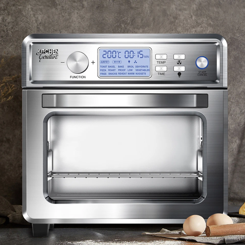 Kitchen Couture Air Fryer 24 Litre Multifunctional LCD Display Stainless Steel - image 4 of 4