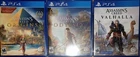 Assassin's Creed: Origins, Odyssey, & Valhalla (PS4 TRILOGY BUNDLE FLAWLESS)