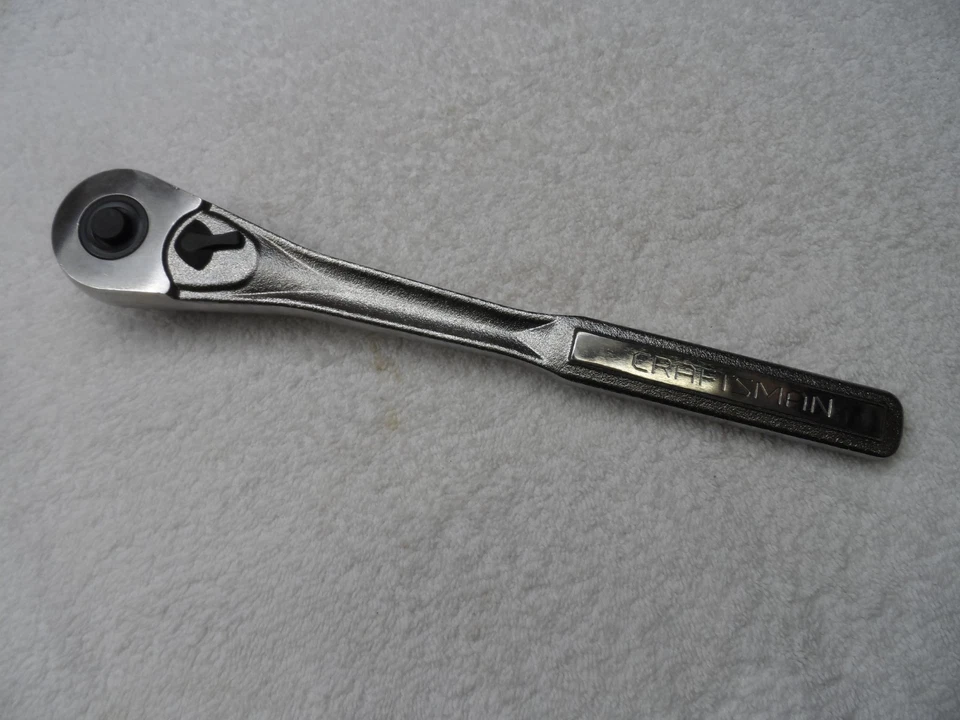 Craftsman 1/2" Drive Quick Release Ratchet, made USA, NOS (w/ sticker) PN 44809 - Image 3 of 4