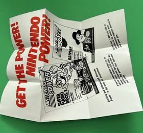 &iexcl;Consigue el poder! P&oacute;ster Nintendo Power Mario 3 Batman 1990 Nintendo NES GP-NES-US