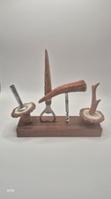 Barset Flaschenöffner Set Korkenzieher Horn-Design Hirschhorn Jäger DDR, 