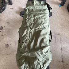 US Army Duffle Bag Military Issued Combat, Heavy Duty Green Nylon