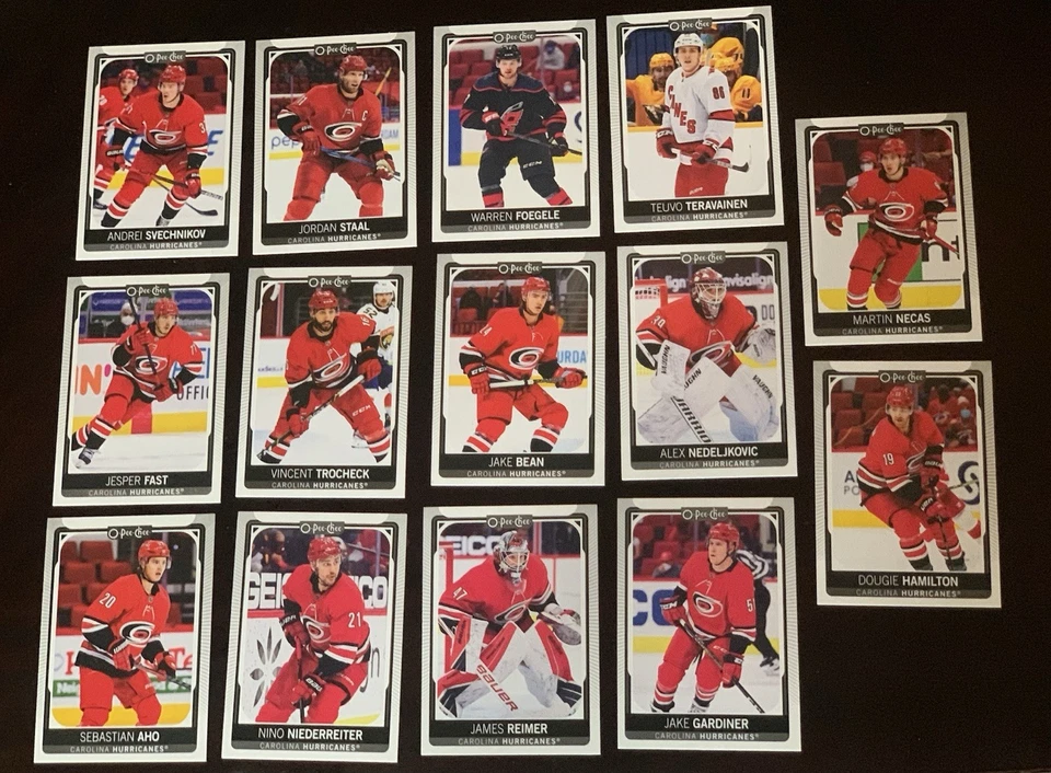 61 Card Lot - Hockey Card Lot - Carolina Hurricanes - Insert / Rookie / Base - Image 4 of 4