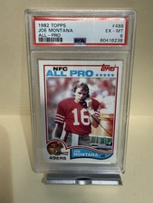 1982 Topps Joe Montana #488 PSA 6 EX-MT HOF