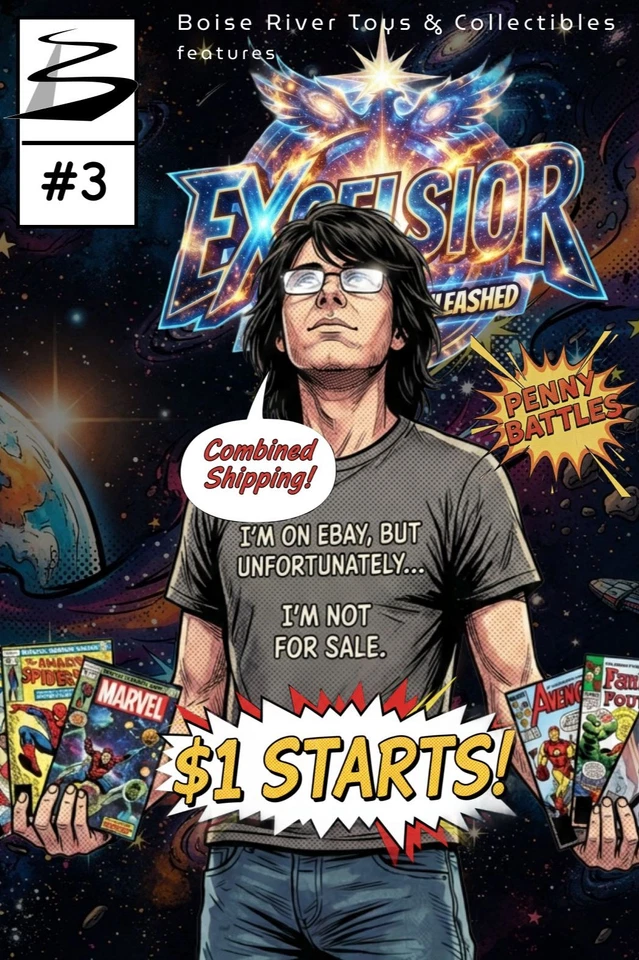 🚀 Excelsior #3 | $1 Starts + Penny Battles | Comics, Trivia & Chaos!