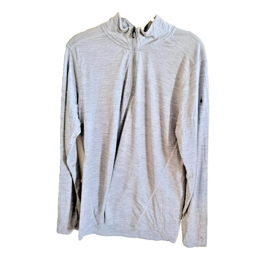 Smartwool Merino Quarter Zip Baselayer Pullover Medium Mens Grey Hiking Gorpcore
Opens in a new wind