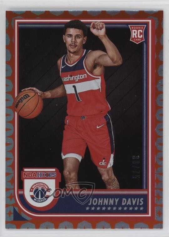 2022-23 Panini NBA Hoops Rookies Gravity /75 Johnny Davis #240 16n7