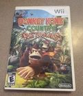 Wii Nintendo Donkey Kong Country Returns Complete W/ Manual  CIB Free Shipping