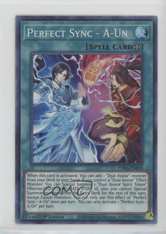 SR - Perfect Sync - A-Un 1st Ed. YuGiOh Phantom Rage #PHRA-EN058