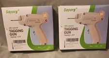 Sayorg Tagging Gun Kit Fine Needle Price Tag Clothes Label Gun w Fasteners