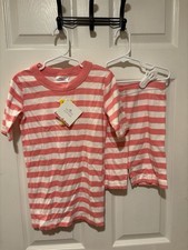 Hanna Andersson Pajama Set Bright Pink 130 cm US 8