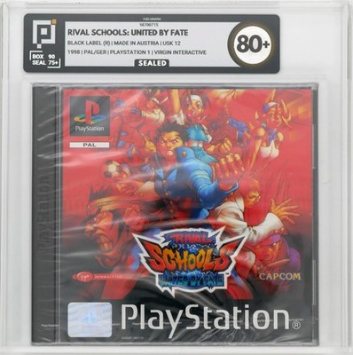 Rival Schools: United By Fate Pixel 80+ **PS1 Playstation 1 NEU Sealed (no VGA)
