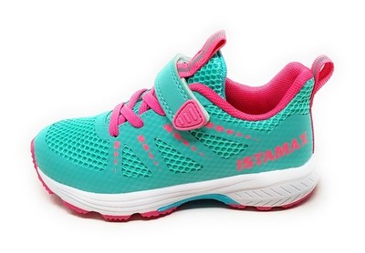 Istamax Mädchen Sportschuh Anti-Pronation Anti-Torsion IMAA3807 VEFU Fuxia Green