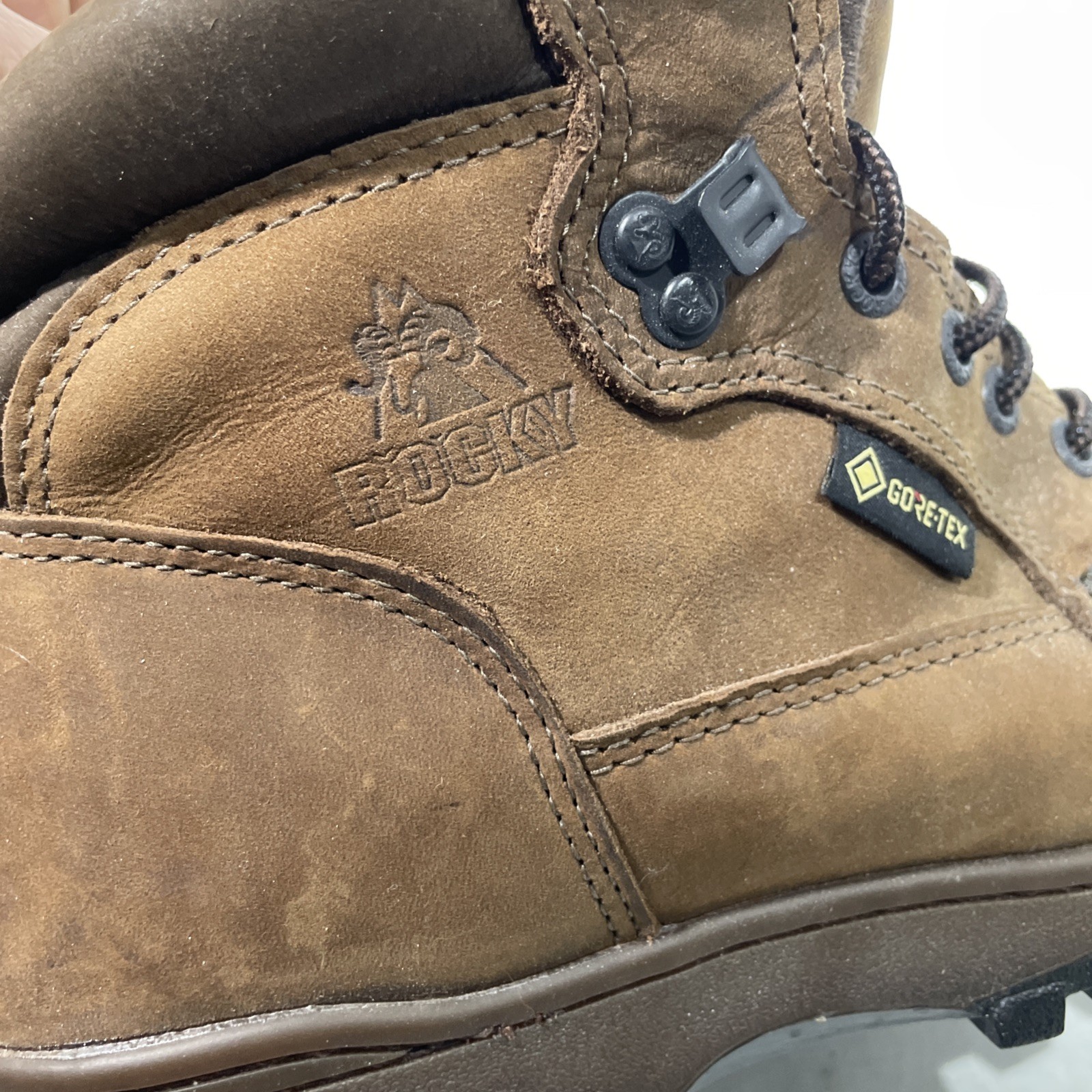 Rocky Boots Mens Size 7 Brown Outback GTX GORE-TEX Waterproof Moc Toe 8723 8”