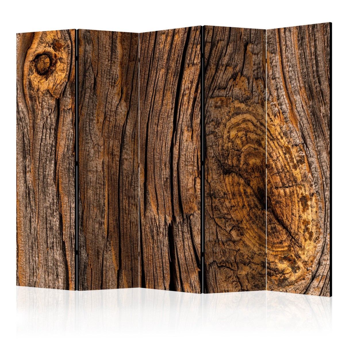 Paravent 5 volets Old Tree separateur de piece occultant pour chambre