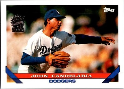 1993 Topps - John Candelaria #682 - Marlins Inaugural Stamp