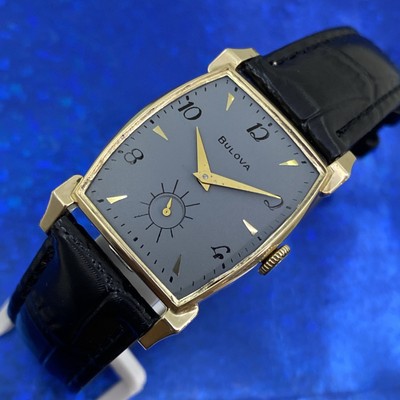 Vintage 1952 Man s BULOVA L2 SENATOR Stunning Gray Dial Fully Serviced WARRANTY
