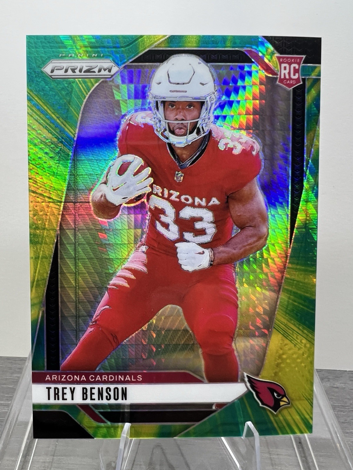 2024 Panini Prizm - Rookies Trey Benson #392 Hyper Prizm /180 (RC)