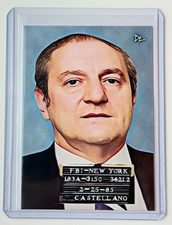 Paul Castellano Limited Edition Artist Signed “Mugshot” Trading Card 1/10