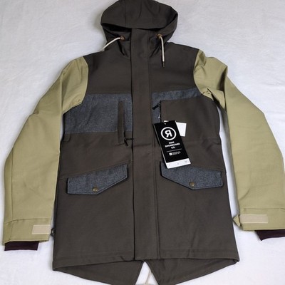 RIDE Snowboards Montlake Jacket Mens Size Medium $249 MSRP Tan Brown Ski Coat