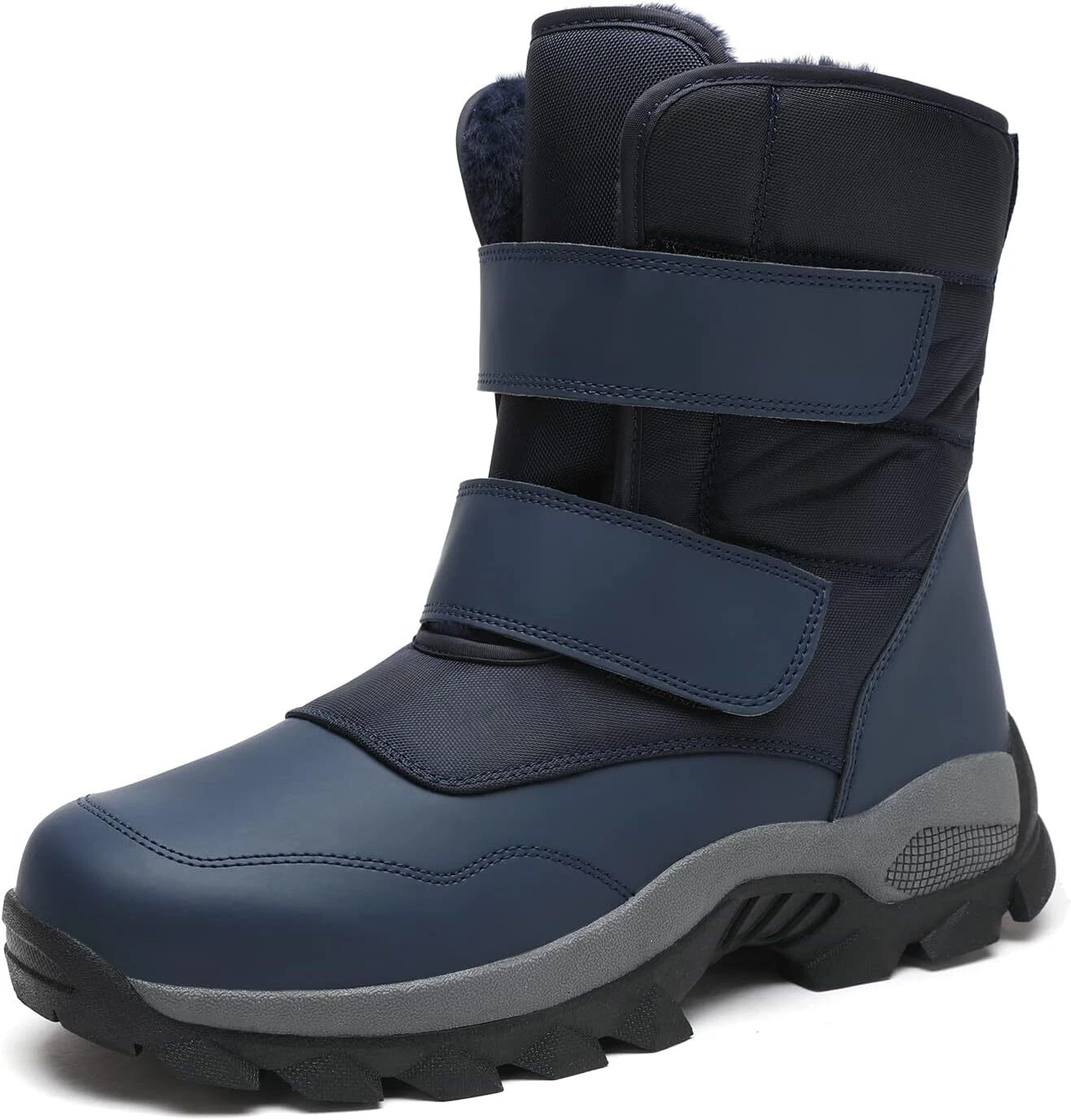 Waterproof Snow Boots, Non-Slip, Warm, Navy