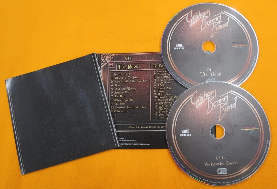 Graham Bonnet Band - The Book - Autographed - 2CD's - Album! - Image 2 of 4