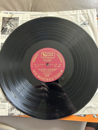 1962 LP WILLIAM WYLER'S THE BIG COUNTRY ORIGINAL MUSIC FROM THE MOTION PICTURE - Picture 4 of 6