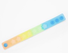 Claire  s Neon Star Rainbow Pop It Fidget Sensory Bracelet Birthday