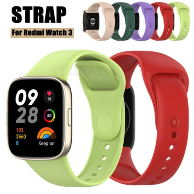 For Xiaomi Redmi Watch 3 /  Mi Watch Lite 3 Watch TPU Silicone Wrist Band Strap