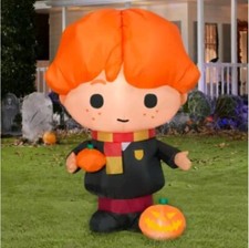 Harry Potter Halloween Ron Weasley w Jack-o-Lantern 4.5 Ft Airblown Inflatable