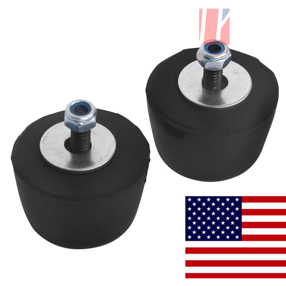 Paraurti Cofano Per Jeep Wrangler JK - Set Di 2, Gomma, Nero, KJ71051BK