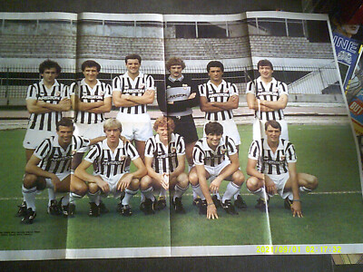 GRAND POSTER )) EQUIPE JUVENTUS FC 1983