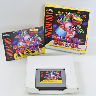 GALACTIC PINBALL Virtual Boy Nintendo d377 vb | eBay