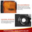 thumbnail 9  - Headlights Assembly For 2004-2008 Ford F-150 F150 Pickup Clear Lens Amber Corner
