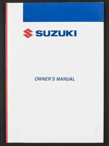 Suzuki Motorcycle Service & Repair Manuals Paper 2008