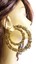 Divas Diggables Bamboo Hoop Earrings - 3 Inch Square Double Hoop In Gold Or Silver Tone, Lightweight Fashion Earrings