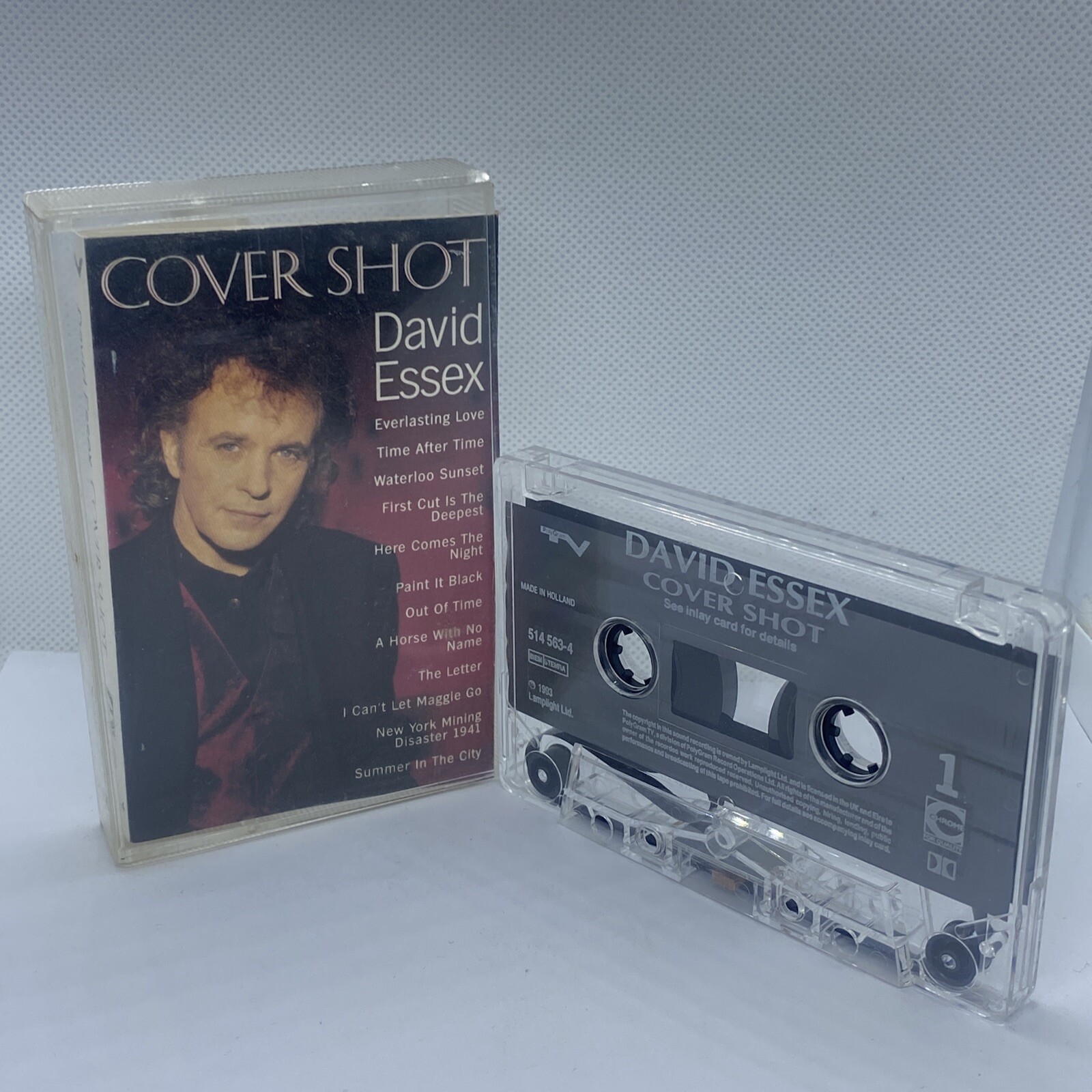 DAVID ESSEX COVER SHOT CASSETTE TAPE