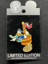 Disney Pin - Donald Duck - Captain's Choice - Crows Nest Lookout DCL Map LE