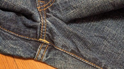 555 LEVI'S LVC VinTagE 1971 517-0017 big E RED LINE SELVEDGE 555 LEVI'S LVC VinTagE 1971 517-0017 big E RED LINE SELVEDGE