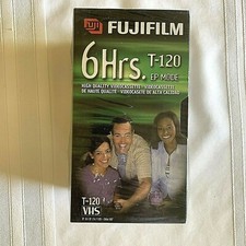 FUJI FILM 4 pack Blank VHS recordable tapes Standard EP mode New sealed Standard
