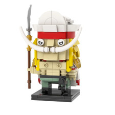 MOC Lego: Edward Newgate Whitebeard One Piece Brickheadz Style Perfect Gift