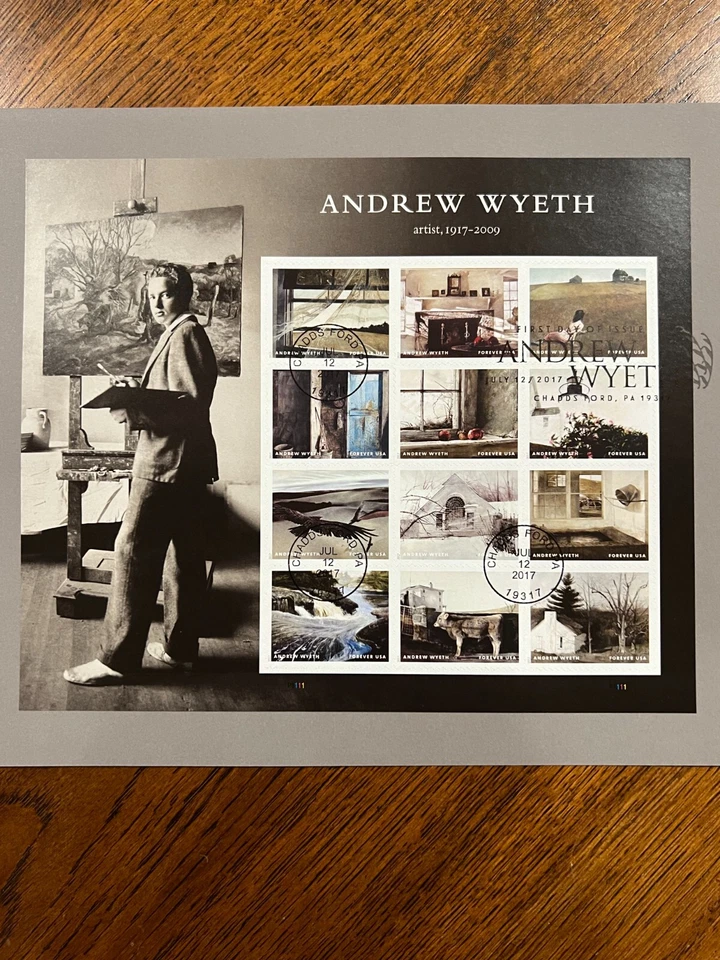American Commemorative Cancellations #1726, 2017 Andrew Wyeth (5212) - Image 4 of 4