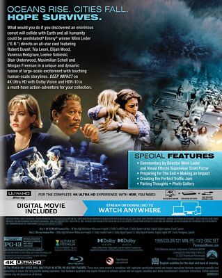 Deep Impact (Ultra HD, 1998) for sale online | eBay