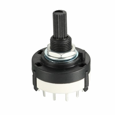 1P12T 1 Rod 12 Throw 1 Deck Tape Channel Rotary Switch Selector Easy Rotate-