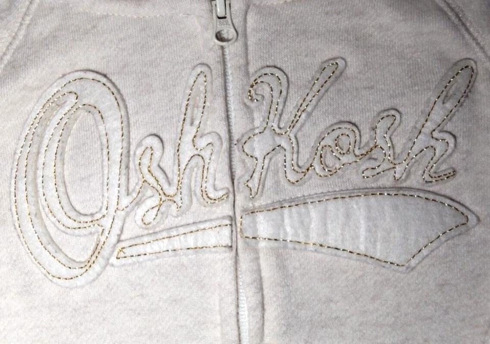 Oshkosh 1 pieza Con Capucha Beige 18 Mos Conjunto Con Capucha Orejas de Oso Longall Mameluco 1 pieza Niña Foto 3 de 4