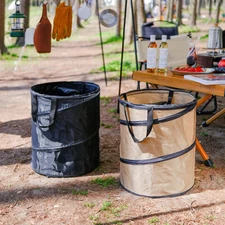 Collapsible Garden Bag for Lawn Yard Garden Camping with Handle Outdoor Leaf Bin