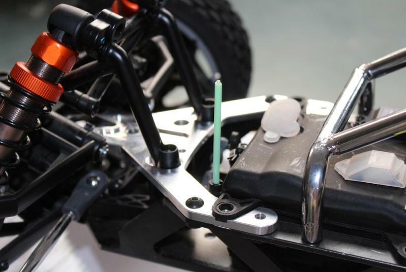 Paraurti Posteriore In Alluminio CNC Argento Per HPI Baja 5B 5T 5SC - Rovan King 1:5