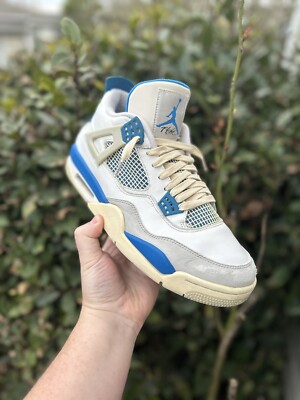 Size 11 Jordan Retro Military Blue 2012 VINTAGE AGED SAIL